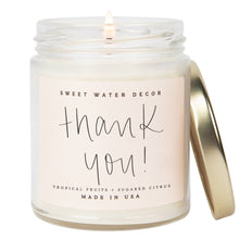 Load image into Gallery viewer, Thank You! Soy Candle
