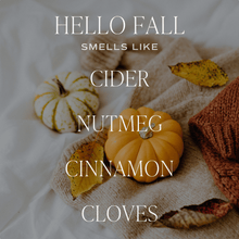 Load image into Gallery viewer, Hello Fall Pumpkin Jar 20oz Soy Candle

