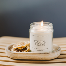 Load image into Gallery viewer, Coastal Lemon Soy Candle
