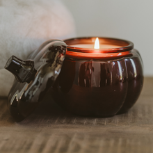 Load image into Gallery viewer, Hello Fall Pumpkin Jar 20oz Soy Candle
