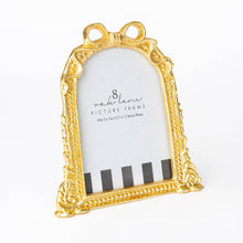 Load image into Gallery viewer, Pretty Little Gold Bow 5x7 Picture Frame
