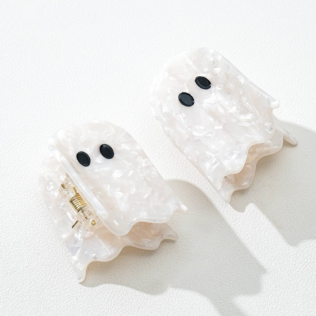 Cute Ghost Halloween Hair Claw Clip