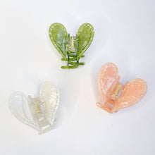 Load image into Gallery viewer, Lily Heart Butterfly Claw Clip
