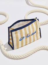 Load image into Gallery viewer, Shelly Striped Zip Pouch
