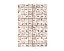 Load image into Gallery viewer, Pumpkin Patchwork Quilt Fall Kitchen Waffle Towel

