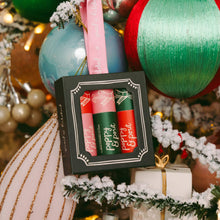 Load image into Gallery viewer, Poppy &amp; Pout Holiday Lip Balm Trio Ornament

