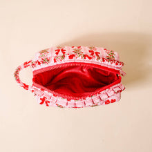 Load image into Gallery viewer, &quot;Oh So Merry&quot; Essentials Quilted Cosmetic Pouch
