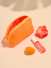 Load image into Gallery viewer, Sirena Orange Zip Pouch

