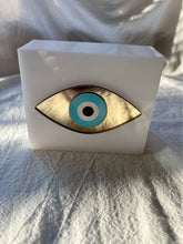 Load image into Gallery viewer, Evil Eye Plexiglass Handmade Jewelry Box

