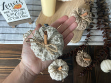 Load image into Gallery viewer, Hygge Fall Crochet Pumpkin
