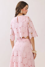 Load image into Gallery viewer, The Pink Petals Floral Lace Set
