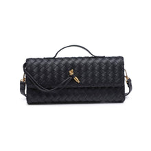 Load image into Gallery viewer, Ada Top Handle Woven East West Clutch Crossbody
