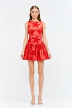 Load image into Gallery viewer, Madelyn Chili Red Embroidered Dress

