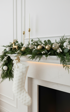 Load image into Gallery viewer, Neutral Dot Christmas Stocking
