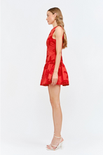 Load image into Gallery viewer, Madelyn Chili Red Embroidered Dress
