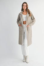 Load image into Gallery viewer, Light Mocha Knit Sweater Coatigan
