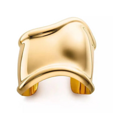 Load image into Gallery viewer, The Gold Bone Cuff Bracelet
