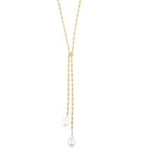 Load image into Gallery viewer, Pearl Bolo Necklace
