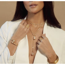 Load image into Gallery viewer, Pearl Bolo Necklace
