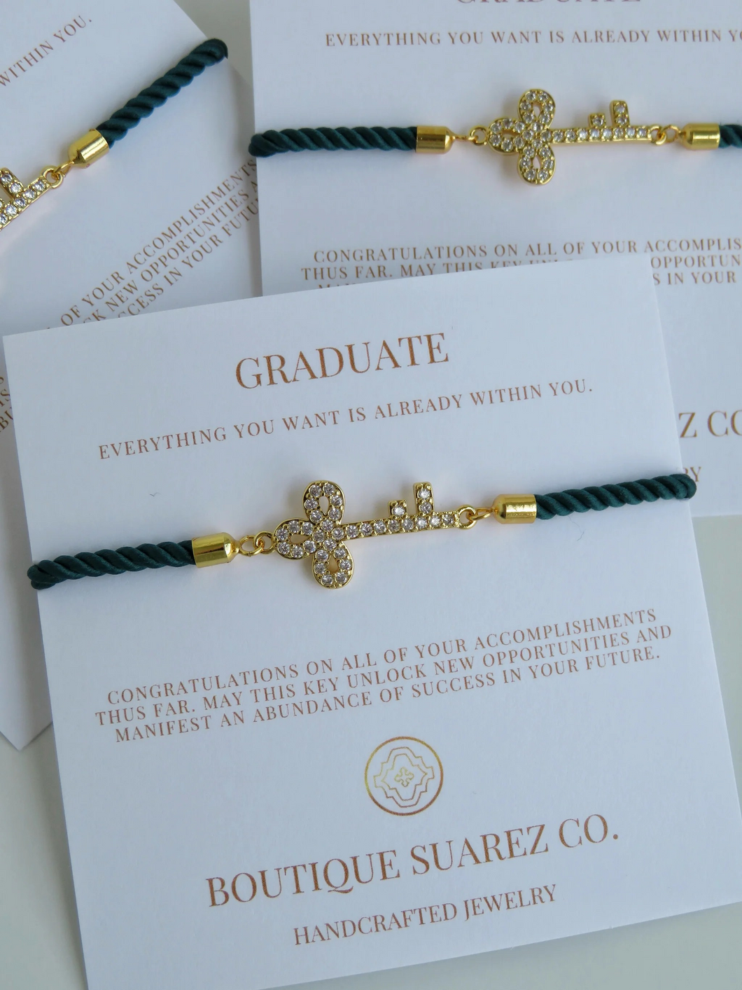 Beatrice Graduate Key Bracelet