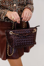 Load image into Gallery viewer, Fallon Woven Satchel Bag
