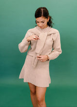 Load image into Gallery viewer, Beau Natural Cozy Knit Sweater Set
