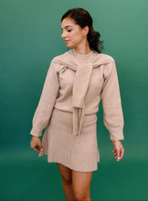 Load image into Gallery viewer, Beau Natural Cozy Knit Sweater Set
