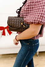 Load image into Gallery viewer, Ada Top Handle Woven East West Clutch Crossbody
