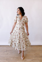 Load image into Gallery viewer, Brigitte Cream Floral Ruffle Set
