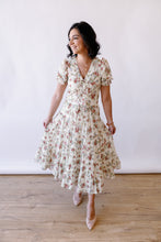 Load image into Gallery viewer, Brigitte Cream Floral Ruffle Set
