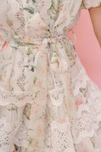 Load image into Gallery viewer, Romantic Floral Lace Mock Neck Mini Dress

