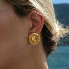 Load image into Gallery viewer, Vintage Twisted Round Stud Statement Earrings
