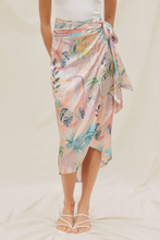 Load image into Gallery viewer, Palm Spring Tulip Wrap Midi Sarong Skirt
