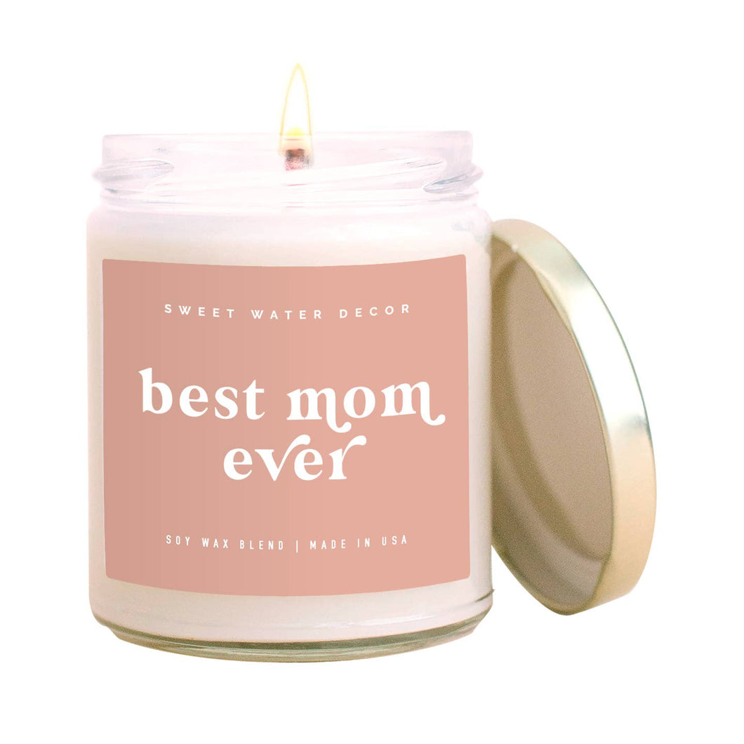 Best Mom Ever! Blush Pink Soy Candle