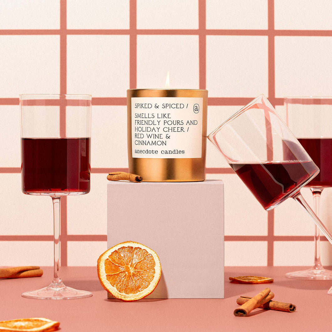 Spiked & Spiced Gold Tumbler Candle (Limited Edition)