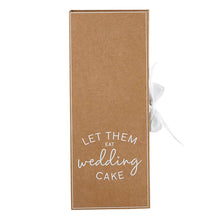Load image into Gallery viewer, &quot;Let Them Eat Wedding Cake&quot; Gold Cake Server Gift Box Set
