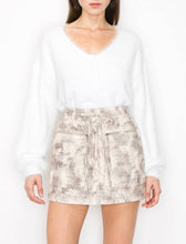 Load image into Gallery viewer, Pixelated Camo Print Cargo Skirt
