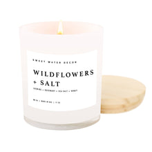 Load image into Gallery viewer, Wildflowers &amp; Salt Soy Candle
