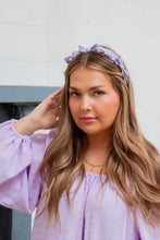 Load image into Gallery viewer, Lavender Dreams Bow Headband
