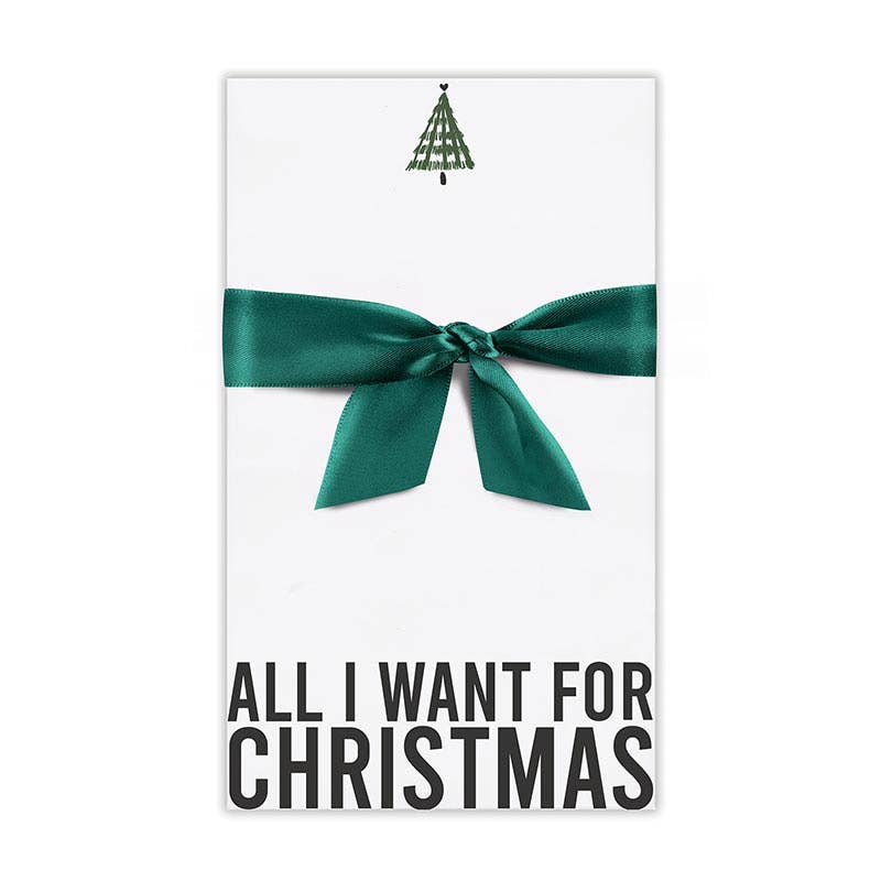 All I Want for Christmas Holiday Notepad