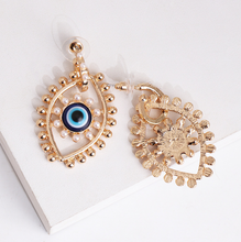 Load image into Gallery viewer, The Mykonos Evil Eye Earrings
