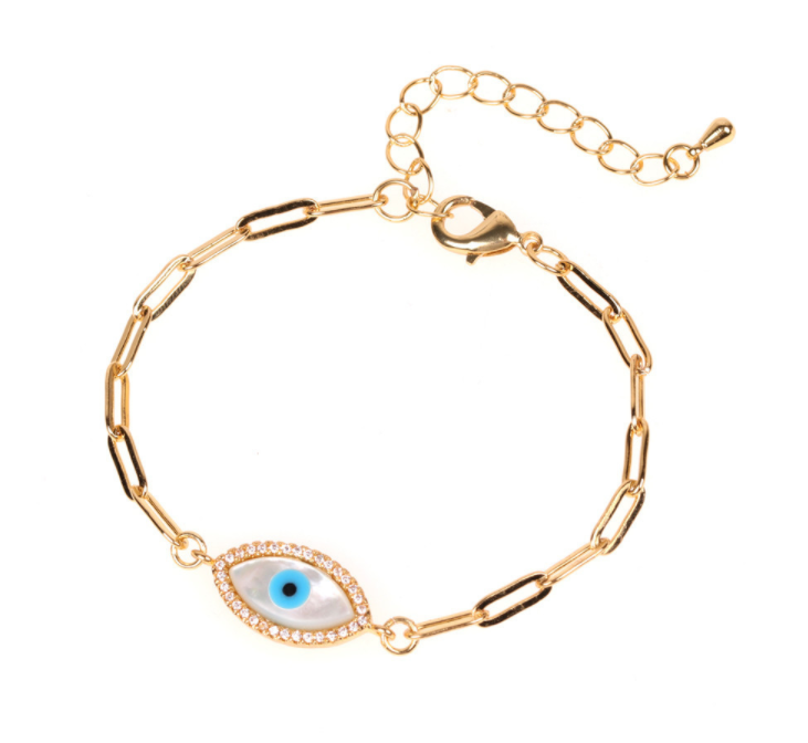 The Ios Evil Eye Chain Link Bracelet