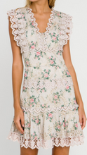 Load image into Gallery viewer, Floral Embroidered Lace Dress
