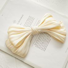 Load image into Gallery viewer, Satin Oversized Bow Hair Clip
