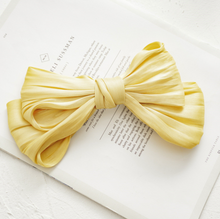 Load image into Gallery viewer, Satin Oversized Bow Hair Clip
