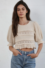Load image into Gallery viewer, Jacquard Knit Crop Top
