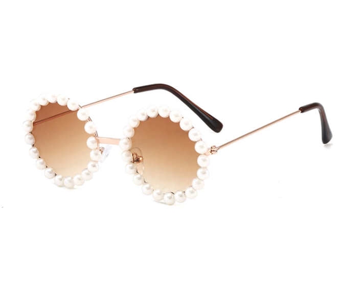 The PLP Mini Pearl Round Sunglasses