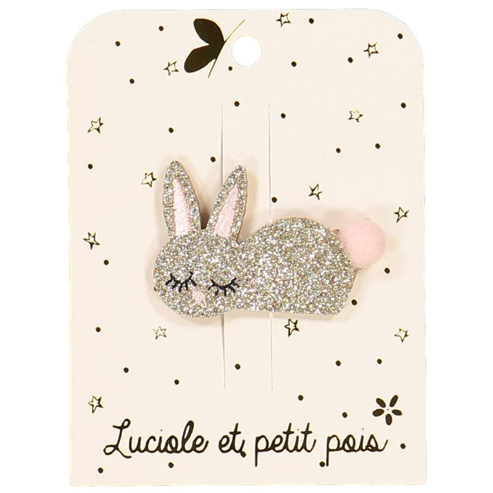 Pretty Little Golden Bunny Hair Clip