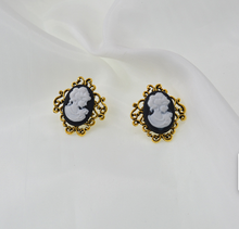 Load image into Gallery viewer, Cameo Antique Stud Earrings
