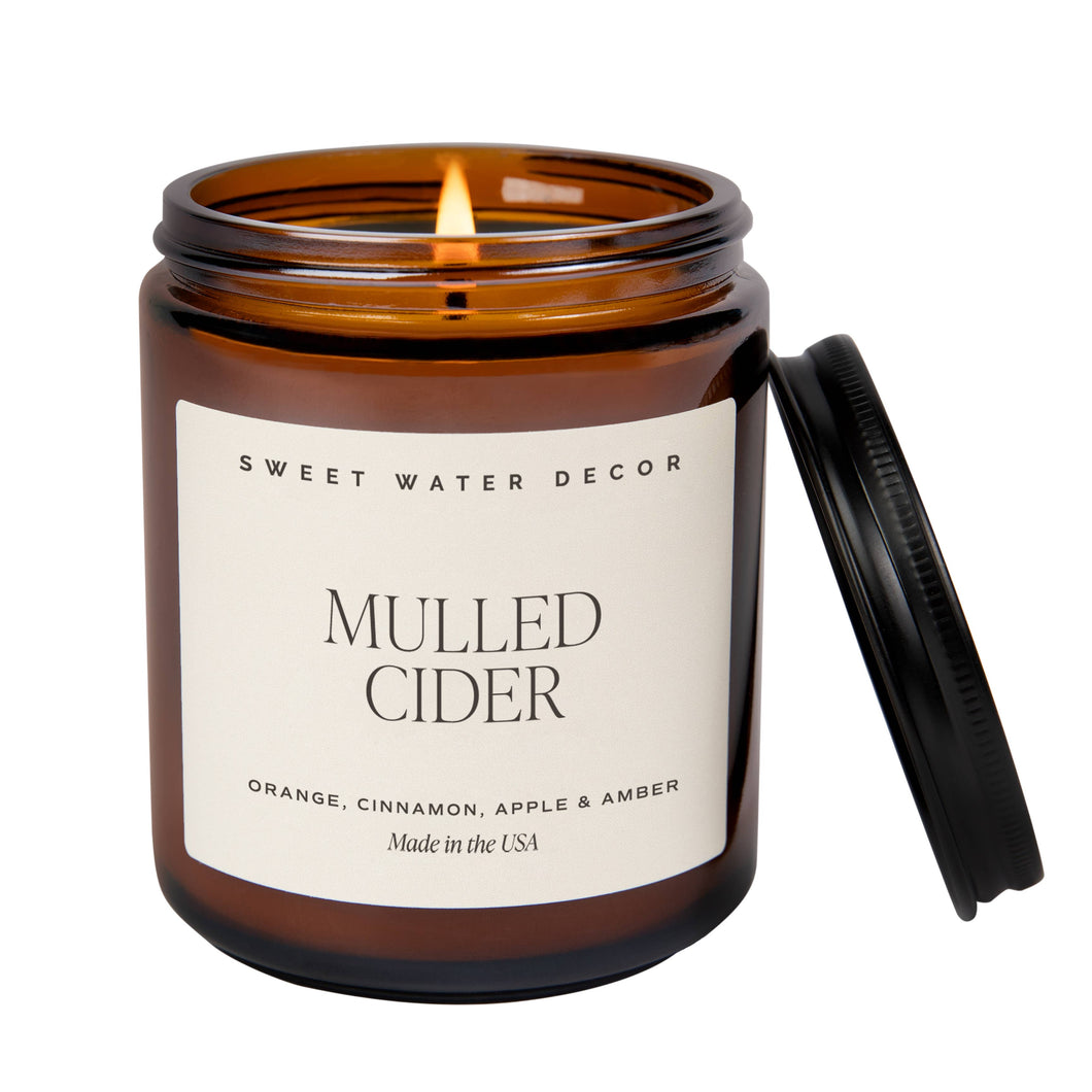 Mulled Cider Amber Jar Soy Candle